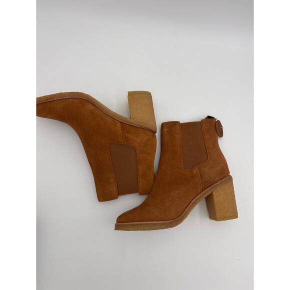 Lauren Ralph Lauren Women's Marianna Suede Chelsea Boots Size 8.5 NEW - Picture 5 of 9